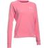 Loose  Ultra-soft, mid-weight cotton-blend fleece with brushed interior for extra warmth  Signature Moisture Transport System wicks sweat so it dries faster than ordinary cotton  Lightweight stretch construction improves mobility for full range of motion  Raglan sleeves unlock mobility for serious range of motion  Ribbed collar, cuffs & hem  UNDER ARMOUR back graphic