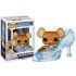 Based on Disney's 2015 live action reimagination of Cinderella, decorate your desk with the legendary glass slipper and one of Cinderella's furry friends! The Disney Cinderella Live Action Gus Gus in Slipper Pop! Vinyl Figure stands approximately 3 3/4-inches tall as a stylized, Pop! version of her film counterpart, played by actress Lily James. Give this cute vinyl figure a fairy tale ending!