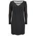 Women?s ?Alicecrafted? long sleeve dress from BOSS Orange. Crafted from a lightweight cupro fabric, the black dress features a V-neck and a V-shaped cut-out back, both of which are overlayed with open mesh sections, long knitted sleeves and a zip fastening to the reverse. Complete with a metallic brand tab with engraved signature BOSS Orange branding, - L.R.  Main: 100% Cupro. Sleeves: 60% Triacetate, 40% Polyester. Mesh: 100% Polyamide.