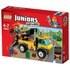 Let&rsquo;s dig up the road with the LEGO&reg; Juniors Road Work Truck! Tip down the ramp and unload the mini digger. Set out the warning signs for passing traffic and then get to work with the digger and drill, loading all the rubble into the dumpster as you go. When the work is done, load up the Road Work Truck again and off you go! Designed for an easy start with the LEGO brick, this set comes with simple instructions and a quick start element to get the play started sooner. Includes 2 road worker minifigures.  Features:    Includes 2 road worker minifigures  Features an Easy to Build Road Work Truck with movable ramp and a mini digger with an opening roof and moving scoop and hook  Accessories include tools, road signs and a dumpster  Quick start element gets the play started sooner  Easy instructions encourage building independence  A LEGO&reg; building and play experience designed for young builders  Truck measures over 3" (9cm) high, 5" (14cm) long and 2" (7cm) wide  Mini digger measures over 2" (7cm) high, over 5" (15cm) long and over 1" (4cm) wide  Dumpster measures over 5" (13cm) wide, 2" (6cm) deep and under 1" (2cm) high