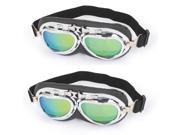 2 Pcs Adjustable Elastic Head Strap Motorcycle Tinted Glasses Sunglasses Brand: Unique Bargains Type: Goggles