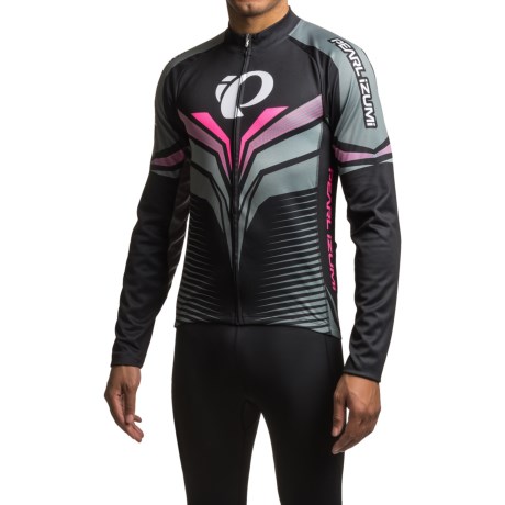 CLOSEOUTS . Pearl Izumiand#39;s ELITE Thermal LTD cycling jersey is a wintertime riding essential. The fleece lined interior keeps you warm while youand#39;re heating up the road in this stylish design. Available Colors: BIG IP BLACK, METAL BLACK, HONOR TRUE RED, MERCURY BLACK, DATA BLACK, SWISS ORIGINAL WHITE, COLORADO USA, SLASH SCREAMING YELLOW, HORIZION TRUE RED, ARCADE PETROL BLUE, NEW BIG IP BLACK, CLASSIQUE, RALLY BLACK, HIWAY: MYK, RALLY BLAZING ORANGE, BADGE/TRUE RED, ELITE TM/BLUE ATOLL, ELITE TM/GREEN FLASH, ELITE PI: SHADOW GREY, ELITE TM PEPPER GREEN, ELITE TM STEALTH, RAZOR SCREAMING YELLOW, RAZOR TIBETAN LIME. Sizes: S, M, L, XL, 2XL, M/L, S/M.