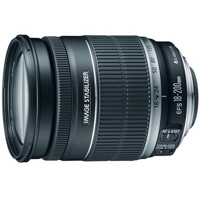 Canon EF-S - Zoom lens - 18 mm - 200 mm - f/3.5-5.6 IS - Canon EF-S - for EOS 1000  40  450  50  500  7D  Kiss F  Kiss X2  Kiss X3  Rebel T1i  Rebel XS  Rebel XSi