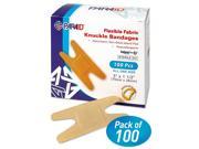 Flexible Fabric Bandages - Flex Fabric Adhesive Bandages Knuckle Bandages for Finger Care&Atilde;&fnof;&acirc;&euro;&scaron;&Atilde;&sbquo; and to Protect Wounds from Infection - (100 Count Box)