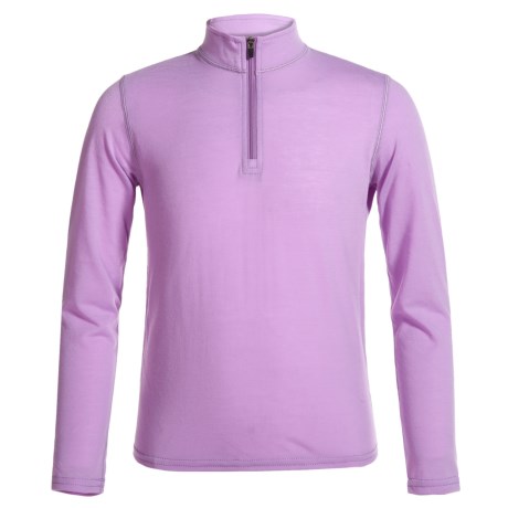 CLOSEOUTS . Hot Chillysand#39; Pepper Skins base layer top wards off the chill of winter in midweight, moisture-wicking warmth constructed with chafe-free flatlock seams. The zip neck closure allows kids to personalize the ventilation per the level of activity. Available Colors: BLACK, APRIL, CANDYLAND PLUM. Sizes: XS, S, M, L, XL.