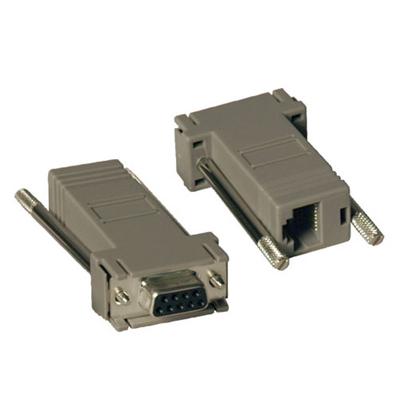 Tripp Lite Null Modem Serial RS232 Modular Adapter Kit 2x DB9F to RJ45F - Short-haul modem - up to 100 ft (pack of 2)