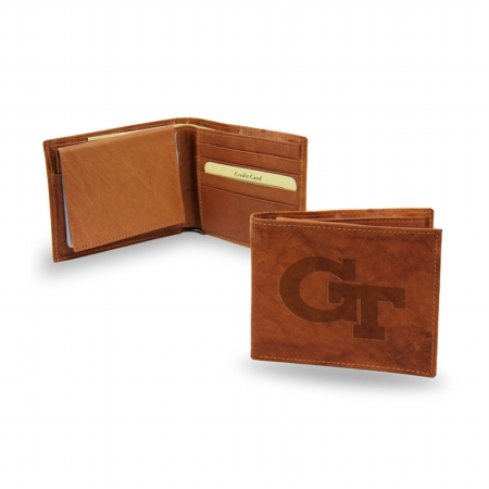 This genuine leather billfold makes a perfect gift for that big fan in your lie, or a nice treat for your self. Quality constructions that will last forever. Made a pean colored cowhide, and embossed team logo will last for ever. This perfect git is officially licensed. Features Team - NCAA. Design - Georgia Tech Yellowjackets. Item Weight - 0.8 lbs.
