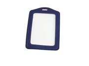 Unique Bargains Office Workers Faux Leather ID Badge Cards Holders 5 Pcs Type: Name Tags & Plates