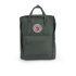 Crafted from a durable yet lightweight Vinylon-F, the Kanken backpack from Fjällräven is a popular option thanks to its suitability to school, outdoor wear and any other outings in which a sturdy rucksack is a necessity. A forest green shade with the brand's classic logo emblem to the front, the Kanken boasts a large main compartment and two side pockets. Also featuring a zip pocket to the front for added storage options, the bag has a sitting pad in the pocket, back and logo that doubles as a safety reflector. Finished with narrow yet supple shoulder straps and a useful handle to the top. - E.D    Fjällräven Kanken Backpack - Forest Green  Large main compartment and various other pockets  Sitting pad in the pocket, back and logo that doubles as a safety reflector  Classic logo emblem to the front  Suitable for both school and outdoor activities  YKK branded zips throughout  H: 38 x D: 13 x W: 27cm. Weight: 300grams.