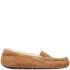 These Women's Ansley Moccasin Suede Slippers by Ugg Australia are perfect footwear for in the house or out and about. With a super soft sheepskin lining to keep feet warm and comfortable, these water resistant suede slippers combine comfort and fashion to become a must have shoe. The durable moulded EVA outsole ensures protection, whilst the chic moc stitching gives the perfect finishing touch. K.D.    Women's Ansley Moccasin Suede Slippers by Ugg Australia  Water resistant suede upper  Sheepskin lining  Moc stitching   Moulded EVA outsole  Ugg branding
