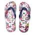 Women?s floral print flip flops from Superdry. Constructed with a classic flip flop design, the sandals feature a toe thong set upon a texture, rubber outsole for additional traction. Complete with contrast, signature Superdry branding to the straps and the footbed.  Upper: PVC. Lining: Polyester. Sole: EVA.