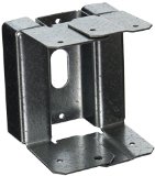 Simpson Strong Tie ABA44Z Z-Max 4 by 4 Adjustable Post Base