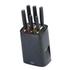 The LockBlock Knife block set from Joseph Joseph is an innovative design that allows knives to be safely stored on a kitchen work top without worrying about children getting their little hands too close to the sharp blades. Each knife has its own slot and an internal childproof mechanism means that only adult sized hands can remove the knife from the block due to the position and force required to press it. This mechanism has a smooth rubber surface so your knives will not be damaged no matter how hard they are pulled.  The sleek black block has been stylishly designed to look smart in any kitchen and a colour ring on each knife ensures you select the appropriate knife each time and replace it in the coordinating slot. The knife block comes with six Japanese 420J2 stainless steel knives including: a paring knife, serrated knife, santoku (general-purpose) knife, chef?s knife, bread knife and a carving knife. Each textured, non-slip knife handle has been ergonomically designed and has the additional feature of a large bolster for further protection.  Features:    Joseph Joseph Lockblock Self Locking Knife Set  Store knives safely on a work top  Knives have own slot and an internal childproof mechanism  Only adult sized hands can remove knives from block  Knives crafted from Japanese 420J2 stainless steel  Set includes: a paring knife, serrated knife, santoku (general-purpose) knife, chef?s knife, bread knife and a carving knife  Non-slip handle ergonomic handles  Colour coordinated rings and slots
