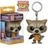 Rocket is already small, but now he'll fit into your pocket! This Guardians of the Galaxy Rocket Raccoon Pocket Pop! Vinyl Figure Key Chain is a miniaturized version of Funko's Rocket Pop! vinyl figure with a key chain attached, so you can take him with you anywhere! Key chain measures approximately 1 1/2-inches tall so he's just the right size for your keys or backpack. Ages 14 and up.