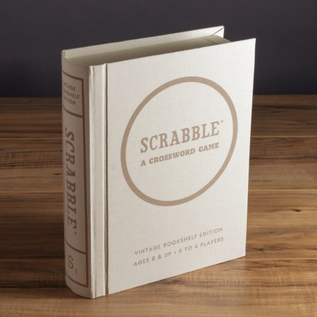 CLOSEOUTS . Grab the family or some friends for a fun night of Winning Solutions games! Scrabble is a classic game that challenges you to be creative with the English language, all while trying to get the highest score. Available Colors: SCRABBLE.