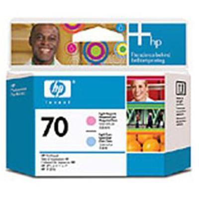 HP 70 - Light magenta  light cyan - printhead - for DesignJet Z2100  Z3100  Z3200  Z5200  Photosmart Pro B8850  Pro B9180