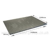 SRA Cases EN-AC-FH-F-3-15 Egg Box Foam Sheet, 59" x 39.3 x 1.2" (1.5m x 1m x 3cm), Grey