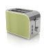 Let's go retro with the chic and stylish 2 Slice Retro Toaster from iconic homewares brand Swan. Featuring a classic design and available in range of five different colours, this great looking appliance will feel at home in any kitchen. It's much, much more than a pretty face though and the stylish cool-touch walls envelop a multitude of functionality including electronic browning control, defrost and reheat options and high-lift feature that makes it easier to remove your freshly toasted food. There's even a removable crumb tray to prevent your kitchen surfaces becoming strewn with toasty remnants!Features:Electronic browning controlDefrost / reheat and cancel buttonsRemovable crumb trayHigh liftAutomatic shut offRed indicator lightsCool touch wallsCord storage800W