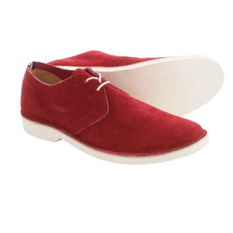 CLOSEOUTS . Always in style, Walk-Overand#39;s Edward suede shoes are proudly made in the USA of rich, soft suede, plus they feature a generously cushioned insole and flexible outsole for all-day comfort. Available Colors: RED SUEDE, DARK SLATE SUEDE, TOASTED COCONUT SUEDE. Sizes: 8, 8.5, 9, 9.5, 10, 10.5, 11, 11.5, 12, 13.