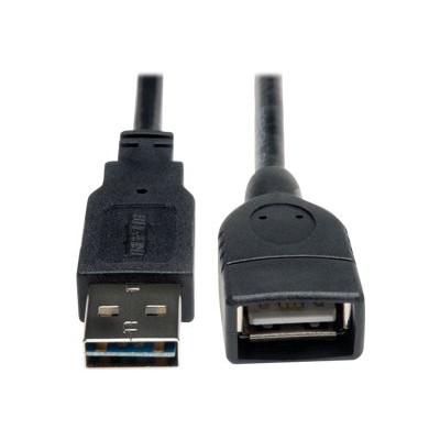 This 6 in. USB extension cable features a Universal / Reversible  A-Male connector  and is manufactured using USB2.0 cable. Universal / Reversible connector allows the cable t