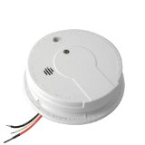 Kidde i12040 120V AC Wire-In Smoke Alarm with Battery Backup and Smart Hush