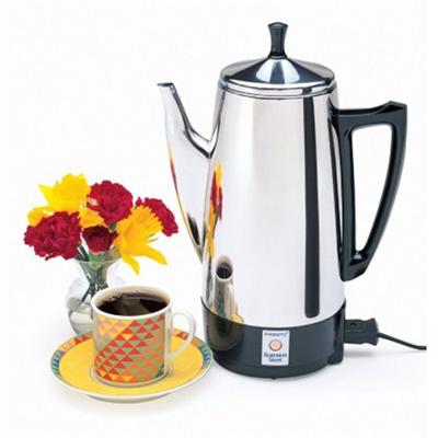 Presto 02811 - Electric percolator - 12 cups - stainless steel