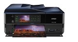 Epson Artisan 837 Wireless All-in-One Color Inkjet Printer, Copier, Scanner, Fax, iOS/Tablet/Smartphone/AirPrint Compatible (C11CB20201)