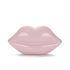 Dusky pink perspex ?Lips? clutch bag from Lulu Guinness. Inspired by Lulu?s trademark red lipstick, the clutch is secured to the top with a concealed magnetic clasp fastening, opening to reveal an interior fully lined in a black grosgrain fabric and offering an internal pocket featuring a black leather tab with foil-embossed branding. Complete with engraved Lulu Guinness branding towards the base.  Perspex  Dimensions: H: 12cm x W: 23cm x D: 6cm.