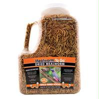 MEALWORM TO GO DRIED MEALWORM TUBHighly nutritious food for wild birds. Great for robins, woodpeckers and all insect eating birds. High protein. Feed year round. UPC: 859860002293 Size: 30 OUNCE Product Type: Wild Bird Food - Wild Bird Food / Meal Worms