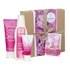 The Wild Rose Trio Gift Box from Weleda is dedicated to cleansing, hydrating and reigniting the skin's natural glow. Housed in a luxurious box, the skincare collection utilises pure plant extracts and nourishing oils to restore silky soft, smooth and supple skin from head to toe. E.N.  The Set Contains:  Weleda Wild Rose Creamy Body Wash (200ml) A luxurious body wash developed to calm and restore skin for long-lasting comfort. Gently cleanses skin to eliminate dirt and impurities, whilst imparting a delicate, uplifting fragrance that stays on the skin for hours. Enriched with nourishing roseoil and Damask Rose organic essential oil, you can expect perfectly pampered, silky soft skin that is protected from moisture loss.  Weleda Wild Rose Pampering Body Lotion (200ml) Suitable for normal to dry skin types, the lightweight lotion absorbs quickly into the body to encourage the skin's natural regenerative process. A nourishing blend of organic wild rose oil, jojoba oil and witch hazel smoothens and softens the skin, whilst maintaining elasticity and replenishing moisture for skin that is comfortable all day long.  Weleda Wild Rose Day Cream (30ml) An award-winning, rich moisturiser that works to comfort dry skin, whilst minimising the appearance of fine lines, fatigue and dullness. Deeply nourishing and hydrating, the cream absorbs quickly into skin to prevent premature signs of ageing, whilst restoring a soft, supple complexion and healthy glow. Enriched with pure plant extracts of sedum, myrrh and horsetail to strengthen and revitalise skin.