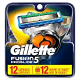 Gillette Fusion5 ProGlide Men's Razor Blades, 12 Blade Refills