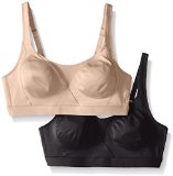 Playtex Women's Playtex Play It Up The Jetsetter 2-Pack, Nude/Black, X-Large