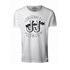 Men?s ?Light? white T-shirt from the Originals collection by Jack & Jones. Crafted from pure cotton, the regular fit tee features a contrast black brand print to the front and a small woven brand tab to the hem. Complete with a crew neckline and short sleeves. ? A.D.  Cotton