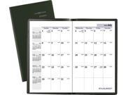 At-A-Glance DayMinder Academic Monthly Pocket Planner - Academic Planners Type: Academic Calendars & Planners Color: Green