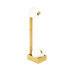 The Arena Bamboo Freestanding Roll Holder boasts a contemporary design that will hold the toilet roll at an ergonomic height. Made from smooth bamboo and sealed with water-resistant lacquer, it features silicone feet to prevent it from sliding. It will also store up to three spare rolls in the base. - L.M.  Features:    Arena Bamboo Freestanding Roll Holder  Holds the toilet roll at an ergonomic height  Smooth bamboo construction  Sealed with water-resistant lacquer  Silicone feet prevent sliding  Holds three spare rolls at the base  Freestanding design  Dimensions: H:60 x W:15cm