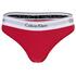 Women?s bikini-style stretch cotton briefs from the MODERN COTTON underwear collection by Calvin Klein. Crafted from luxurious soft pima cotton, the briefs sit low on the hips to provide full rear coverage and are complete with the iconic Calvin Klein broad logo branded elasticated waistband. ? L.R.  53% Pima Cotton, 35% Modal, 12% Elastane