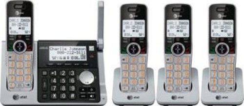 AT and T CL83464 DECT 6.0 Expandable Cordless Phone System comes with four cordless handsets and is expandable to 12 handsets, making it ideal for growing families