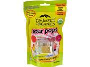 Yummy Earth Organic Super Sour Standup Lollipops - 3 oz - Case of 6 Candy and Chewing Gum Type: HW - Cough, Cold & Flu