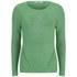 Women's 'Assisi' knitted jumper from ONLY. Features a round neckline, long sleeves and ribbed hem and cuffs. Accentuated with decorative cut-out detail at the front to enhance the design. The pullover is complete with a dipped hem for a longer rear length. E.N.  100% Acrylic
