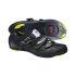 A road style lightweight sport touring shoe with sleek rubber sole and standard SPD cleat mounting system. A specially designed, sleek looking full rubber sole with minimum tread helps to keep weight down, yet provides good grip on smooth surfaces. This is a fantastic choice for touring and commuting cyclists, providing the comfort and lightweight of a road shoe with the flexibility of SPD shoes. Experience the benefits of being clipped in on the bike, while still being able to walk comfortably off the bike. Key Features:  Road style lightweight shoe with sleek rubber sole and standard SPD cleat mounting system. Sleek looking full rubber sole with minimum tread helps to keep weight down, yet provides good grip on smooth surfaces. Additional recessed cleat design aides walking. Glass fibre sole insert provides stiffness and support when pedalling. EVA insole provides added support and comfort. Breathable nylon mesh and synthetic leather upper. Buckle closure provides a snug fit and the ability for subtle adjustment, and two offset hook-and-loop straps give added comfort and support without pressure points. Great lightweight choice for touring or commuting use. Reflective detailing on the heel help keep you visible in low light conditions. Weight: 651 g (size 40 pair, manufacturer claimed).