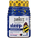 Zarbee's Naturals&nbsp;Children's Sleep with Melatonin Supplement, Natural Berry Flavored Gummies for Natural, Restful Sleep*, 50 Gummies (1 Bottle)