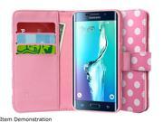 i-Blason Leather Book Dalmatian Pink Case for Samsung Galaxy S6 Edge  GS6-EdgePlus-Leatherbook-Dal-Pink Type: Case Compatible Phone Manufacturer: Samsung Features: Flexible shell phone case with wallet case and magnetic strap closure    Interior pockets for ID and Credit Card storage    Full access to phone ports, functions and sensitivity    Compatible with Samsung Galaxy S6 Edge Plus (2015)
