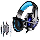 UNAKIM--Gaming Headphones with MIC Fashion LED Light Headset For 3.5mm jack PS4/Xbox One