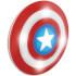 The Marvel Captain America Shield 3D Wall Light will add an incredible superhero feature to a child?s bedroom, games or TV room. The three dimensional wall light is a multi-functional piece of wall art and a LED night light. When it is dark, the shield is illuminated in red, white and blue, whilst even unlit the shield remains eye- catching. The LED light is ideal for children?s rooms as the bulb does not get hot to the touch and will make a great gift for any Avengers fan.  Features:    Marvel 3D Wall Light- Captain America Shield  Multi-functional piece of wall art and a LED night light  Ideal gift for any Avengers fan  Battery operated  Dimensions: Dia: 28cm x D: 3cm