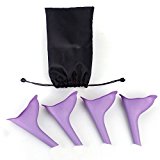 Female Urination Device - Women Portable Lightweight Silicone Travel Urinal,4 PCS