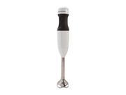 KitchenAid KHB1231WH White 2-Speed Hand Blender 2 speeds Type: Handheld Features: Removable 8" Blending Arm with Fixed Blade The Removable 8" Blending Arm with Fixed Blade locks into the motor body for easy operation