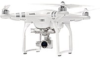 A complete 2.7K camera and 3 axis gimbal system come integrated with the DJI Phantom 3 Advanced CP.PT.000160 Quadcopter Drone