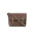 Miniature sized version of the classic Cambridge Satchel. The 'Tiny' satchel is handmade from natural cow leather with a characteristic structured silhouette. Two stud fastened straps to the front flap open to reveal a leather main compartment. An adjustable, detachable shoulder strap offers versatile carrying options. Finished with tonal stitching, leather trims and embossed branding. - R.R.  100% Natural Cow Leather  Dimensions: H:13 x W: 17.5 x D:5cm