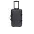 Perfect for travelling, the 'Transverz S' suitcase from Eastpak is crafted from durable polyamide and features a double deck compartment with zip closure and wheeled base. For easy transportation, the case offers a telescopic handle with top and lateral padded handle grips to assist in the design's smooth wheeling system. Lockable zips create extra security and compression straps allow the best use of internal space for economical packing. Complete with branded patch to the front. Stands up straight. - K.N.  Polyamide  Dimensions: H:51 x W:32.5 x D:24cm