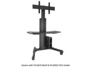 The Chief Large Fusion LPAUB Mobile Cart incorporates rounded edges and sleek features to give the cart a soft professional feel that fits well in corporate and classroom environments